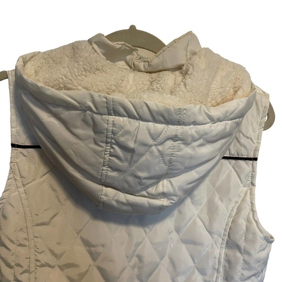 Ci Sono Vest Sherpa Lined Hooded Puffer Vest, Jacket, Coat Size L - Picture 12 of 15